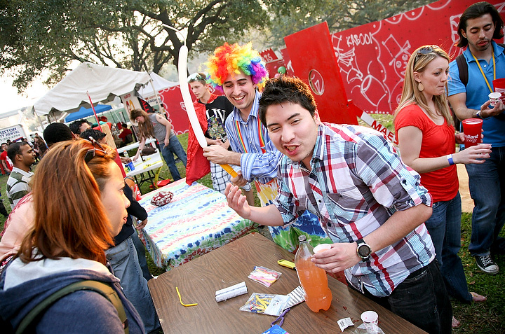 ECE students and faculty enjoy laughs, food, beer, and fun at the annual IEEE Chili Cook-Off, thanks to the sponsors.